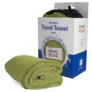 Care Plus Toalla de viaje de microfibra grande Pesto 75 x 150 cm