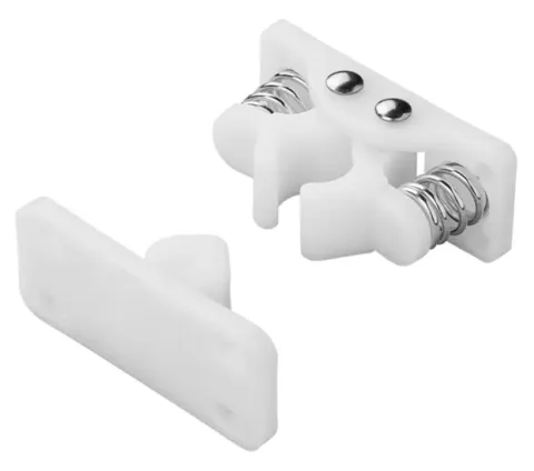 Retenedor de puerta con muelles de metal