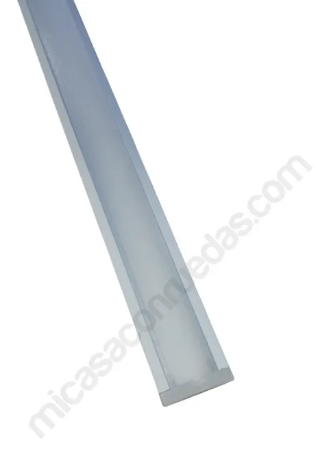 Perfil protector difusor de Tira de Leds 1 metro