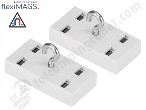 Iman Camper con Gancho Fleximag 53 X 28, Pack 2 Unidades