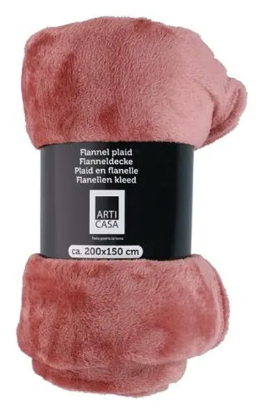 Manta polar Arti Casa – Rosa