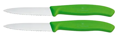 Victorinox Swiss Classic set de cuchillos para pelar de sierra – Green