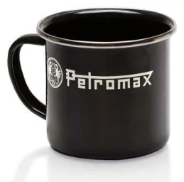 Petromax esmaltado taza negro 300 ml
