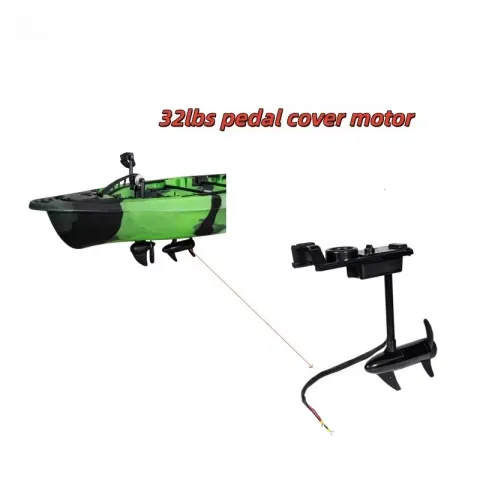 La conveniente cubierta del pedal y el sistema de propulsión del motor combinados hacen que su kayak sea hermoso y limpio