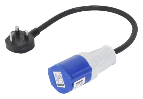 Gimeg CEE – Inglaterra cable adaptador