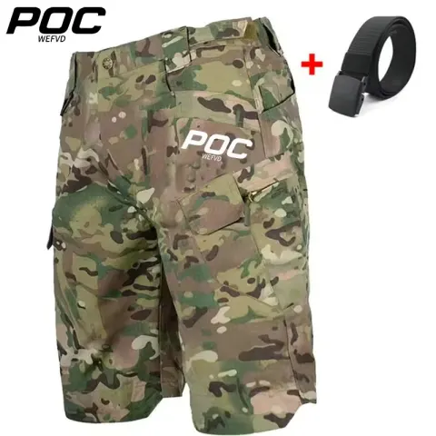 2025 POCWEFVD pantalones cortos de senderismo para bicicleta, pantalones cortos deportivos para motocicleta, pantalones cortos para hombre de montaña, ropa para bicicleta, pantalones Corto Enduro