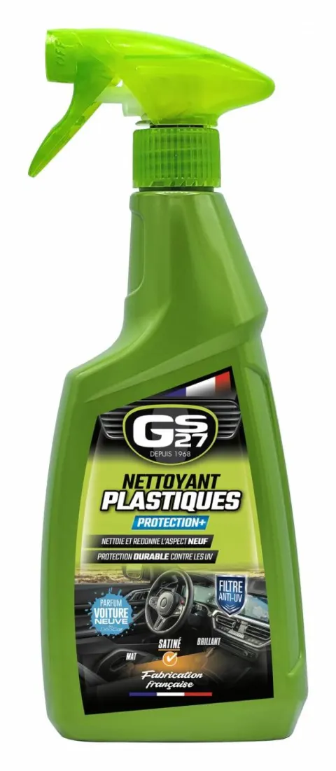 Limpiador y protector para plásticos con pulverizador GS27