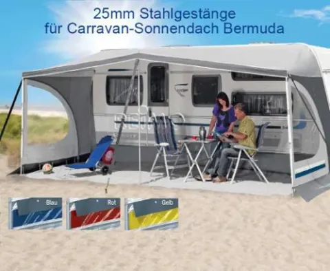 Linkage de acero 25 mm para Duke Caravan Sonnenendach Bermudas