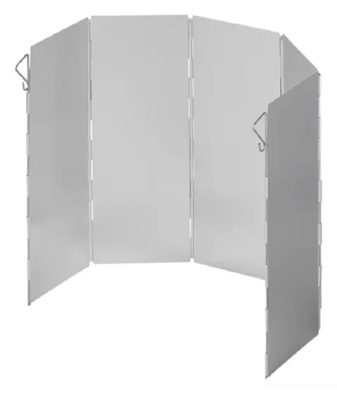 Paraviento de aluminio plegable 49x 26cm
