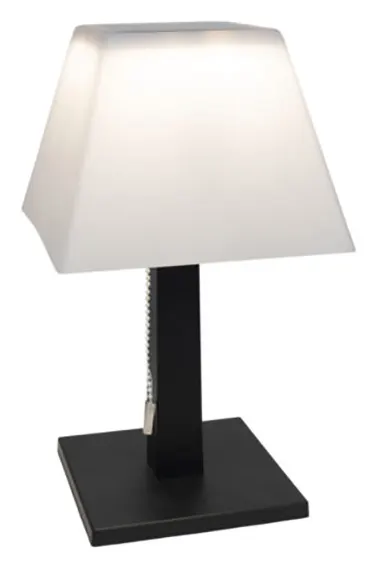 Svenska Living lámpara de mesa solar trapezoidal