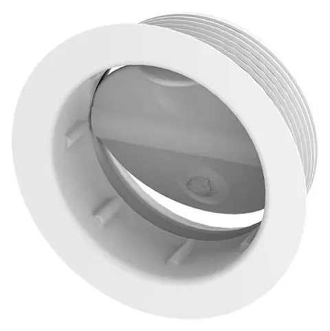 Rejilla de ventilación regulable para conducto de aire Whale de 65 mm blanco