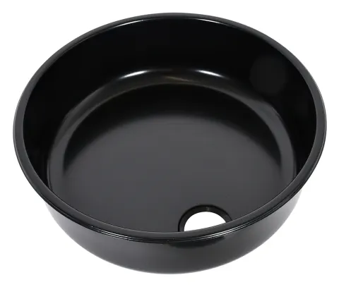 NavyLoad fregadero redondo de 36 cm – Black