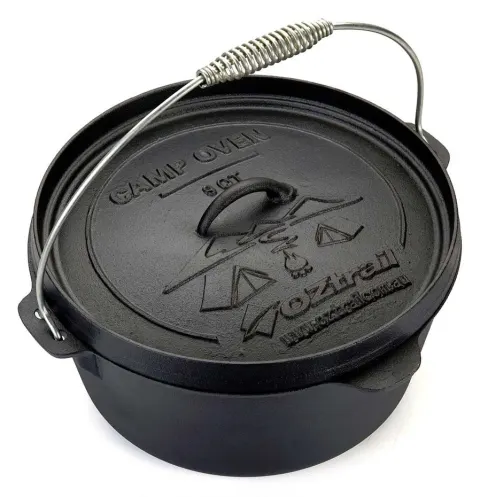 Cazuela de hierro fundido OZtrail HORNO HOLANDÉS 8,4L con tapa