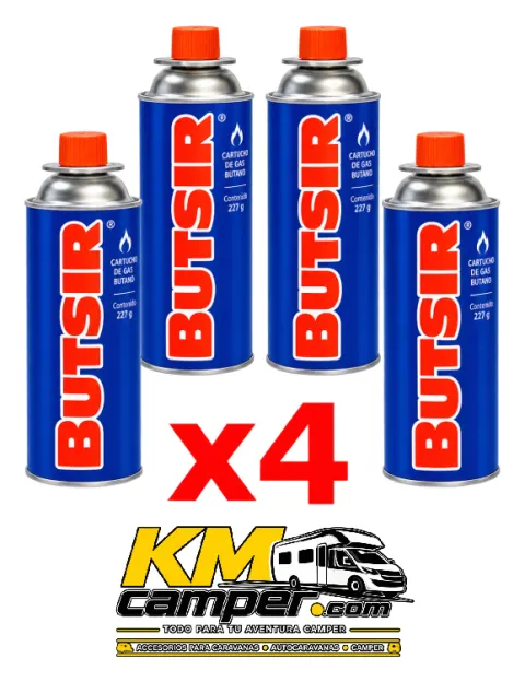 Cartucho gas B250 Butsir Pack4