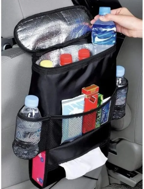 Bolsa organizador con nevera para asiento.