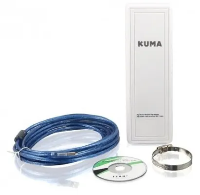Antena WiFi USB direccional Kuma para caravana