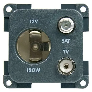 ENCHUFE 12V AUTO + TV + SAT · Ref. 1742439