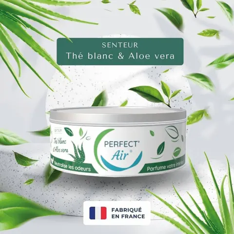 Neutralizador de malos olores Perfect' Air Aroma de té blanco y aloe vera SEKO