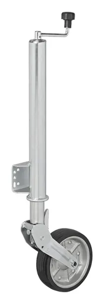 Rueda jockey plegable 570/60 mm llanta grande/rueda de caucho macizo 220×65 mm 500 kg