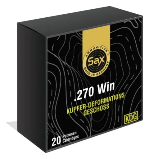 Munición para caza Sax KDG-S .270 Win