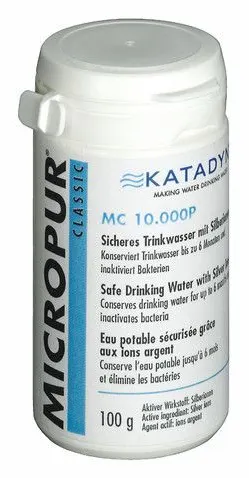 Polvos para purificación de agua Micropur Clasic