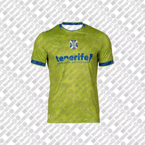 2026-27 Camiseta de Entrenamiento de Secado Rápido para Partidos, Ropa Deportiva de Otoño para Hombres y Niños, Camisetas Suaves para Niños y Familiares, Camiseta de Fútbol Local del Tenerife