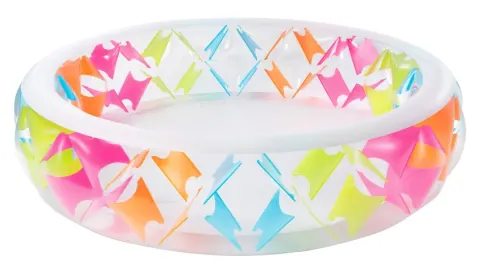 Piscina hinchable de colores 229×56 cm