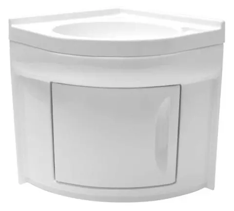 Lavabo de esquina con armario