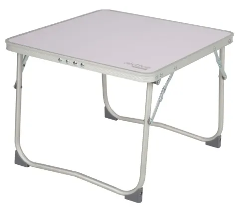 Mesa plegable pequeña malva