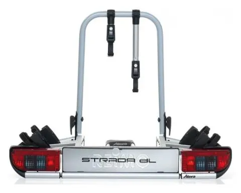 Portador De Rock Strada Dl Para Acoplamiento De Remolque Plegable Para 2 Bicicletas
