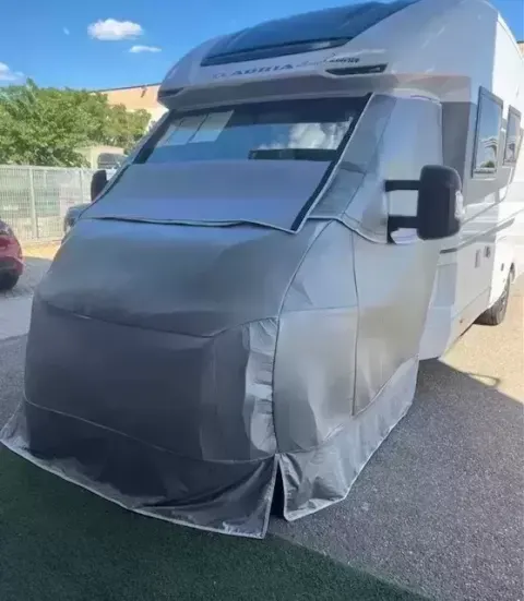 Aislante y oscurecedor exterior 2 piezas morro completo Fiat, Citroen y Peugeot desde 2002 a 2005, autocaravanas y camper. – Ref. AB104 SUP+INF