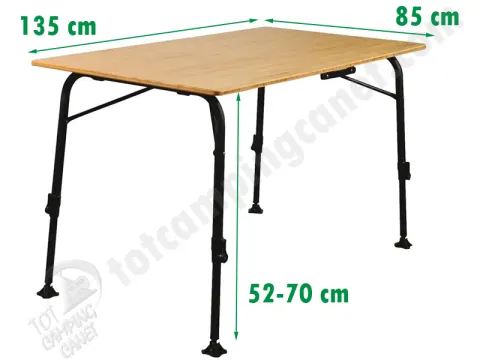 Mesa Agora Soplair Tablero Bambu 6 Personas 130X68X70