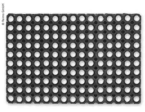Pizarra de goma – robusta e resistente a la intemperie – 60 x 40 cm