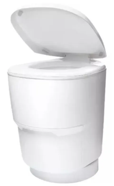 Inodoro químico Clesana C1 con base redonda.