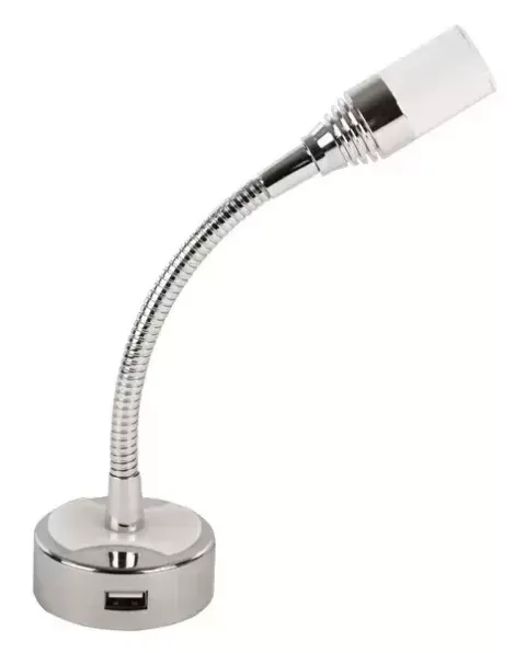 Aplique flexible led con USB e interruptor para autocaravana, caravana y camper