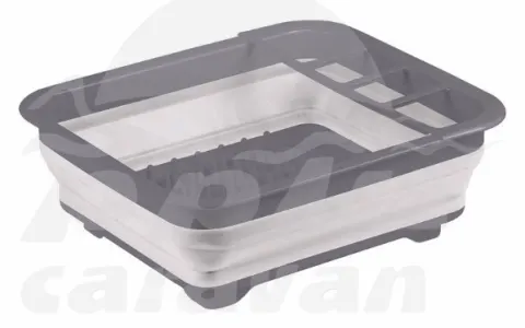 Escurre Platos Plegable Gris