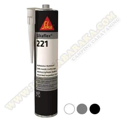 Sikaflex 221 Mastic en cartucho de 300ml (negro)