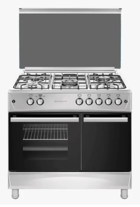 Cocina con horno de gas de Gas 90 cm Inox JOHNSON