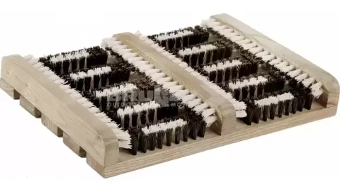 Esterillo BRUNNER ZERBY limpiador seca zapatos con estructura de madera, camping y caravaning. – Ref. BR7225150N