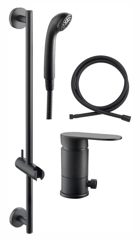 Reich Linnea set de ducha negro