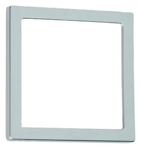 Marco embellecedor gris de 1 hueco