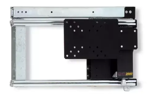 Soporte de TV Lippert salida derecha corredera y con giro de 220º para caravanas, autocaravanas y camper.