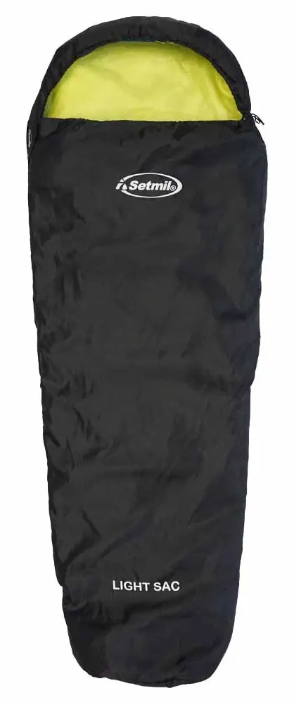 Saco de dormir Setmil LIGHT SAC +8º – negro