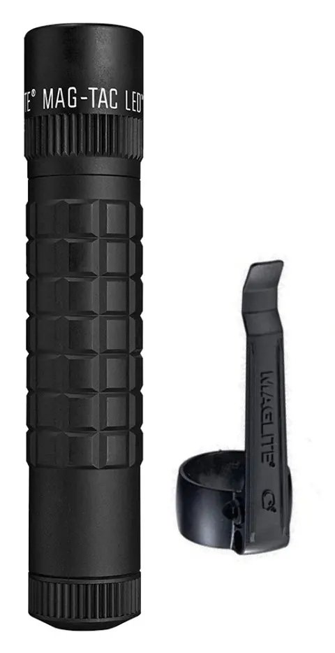 Maglite® Mag-Tac Militar Led sin corona negra – Linterna