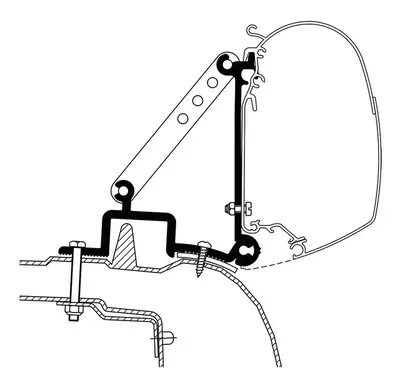 Adaptador De Toldo Para Omnistor, Renault/opel
