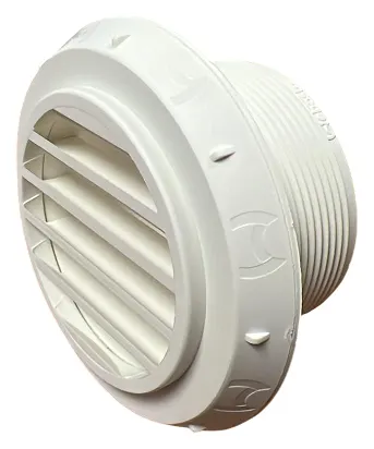 Difusor de aire Ø 60 a 45º orientable Blanco