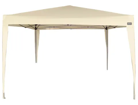 Cenador plegable para jardín color crema