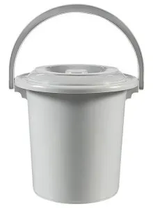 Curver Toiletemmer con tapa 10L