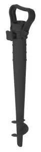 Bo-Camp Parasolgrondpen Kunststof gris 26-36mm