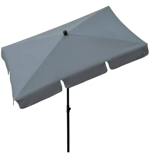 Parasol rectangular gris – sombrillas y parasoles